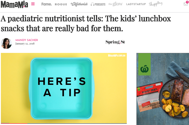 A paediatric nutritionist tells: The kids’ lunchbox snacks that are really bad for them.