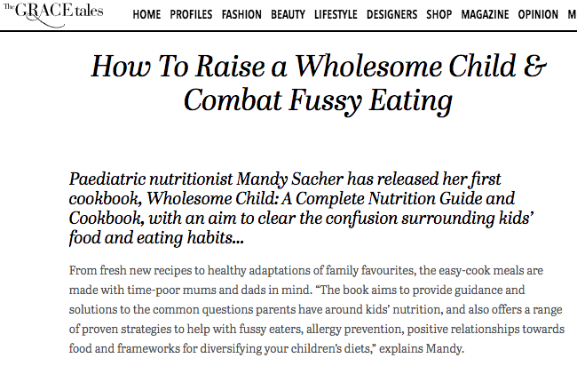 How To Raise a Wholesome Child & Combat Fussy Eating